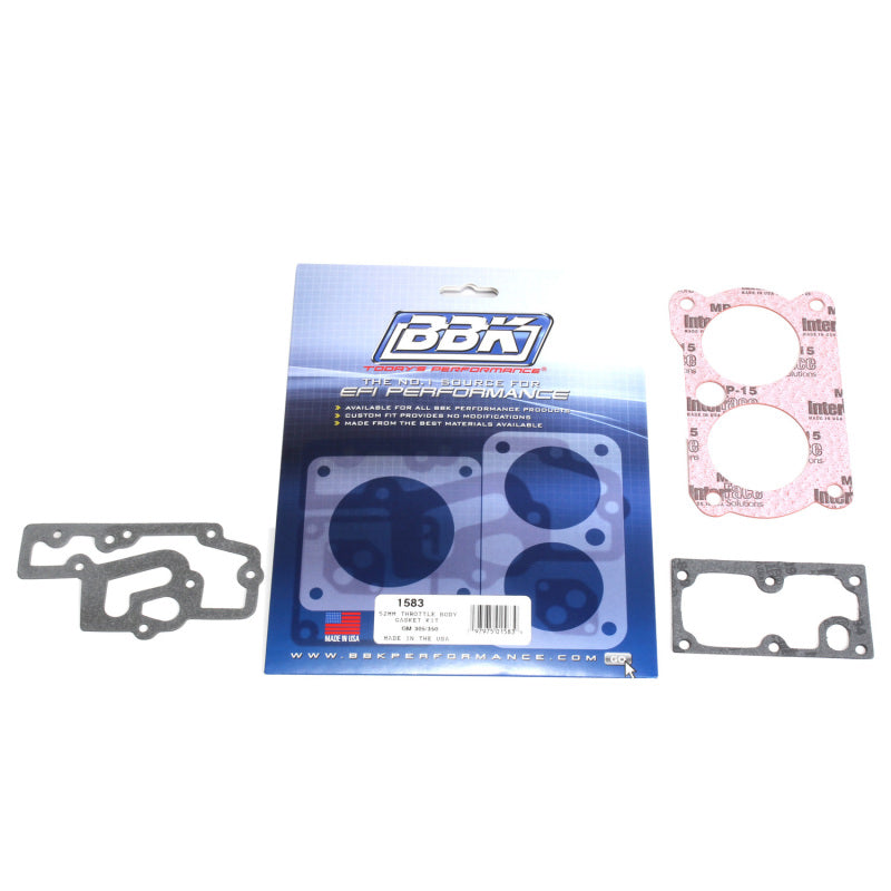 BBK 85-97 GM 305350 LT1 Twin 52mm Throttle Body Gasket - 1583-C-Dub Tech