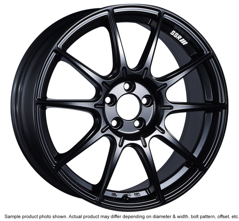 SSR GTX01 17x7 5x100 50mm Offset Flat Black Wheel - XA17700+5005CMB