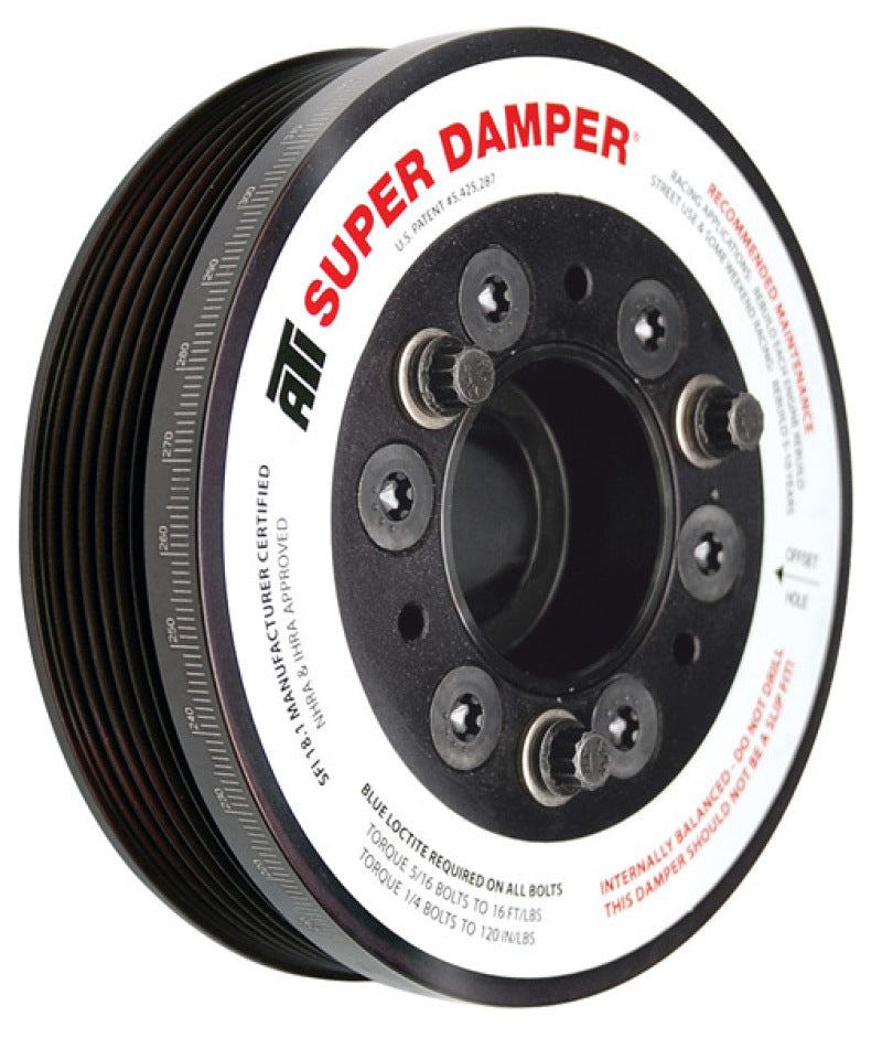 ATI Damper - 5.67in - Alum - 6 Grv - - ATI918041-C-Dub Tech