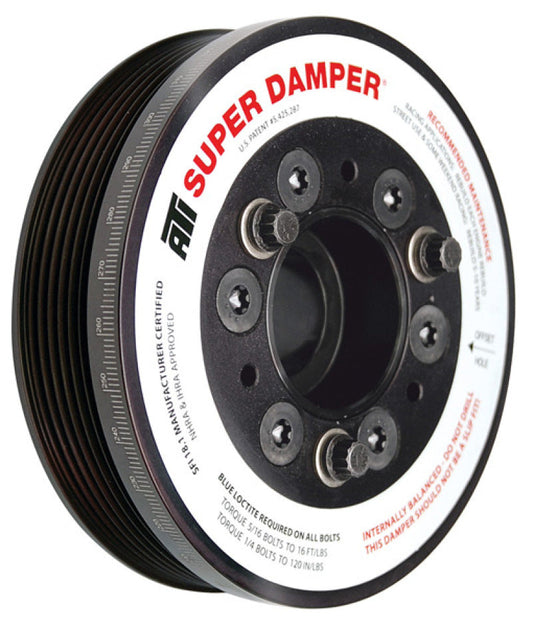 ATI Damper - 5.67in - Alum - 6 Grv - - ATI918041-C-Dub Tech