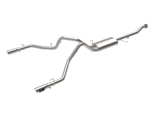 aFe Vulcan Series 3in 304SS Cat-Back w/ Polished Tips 15-20 - 49-33130-P