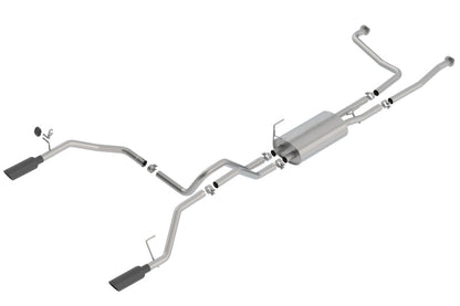 Borla 16-19 Nissan Titan 5.6L V8 2WD/4WD S-Type Catback Exhaust - 140796BC