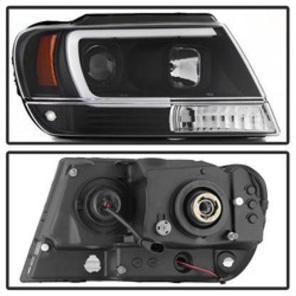 Spyder 99-04 Jeep Grand Cherokee Projector Headlights - Light Bar - 5085221