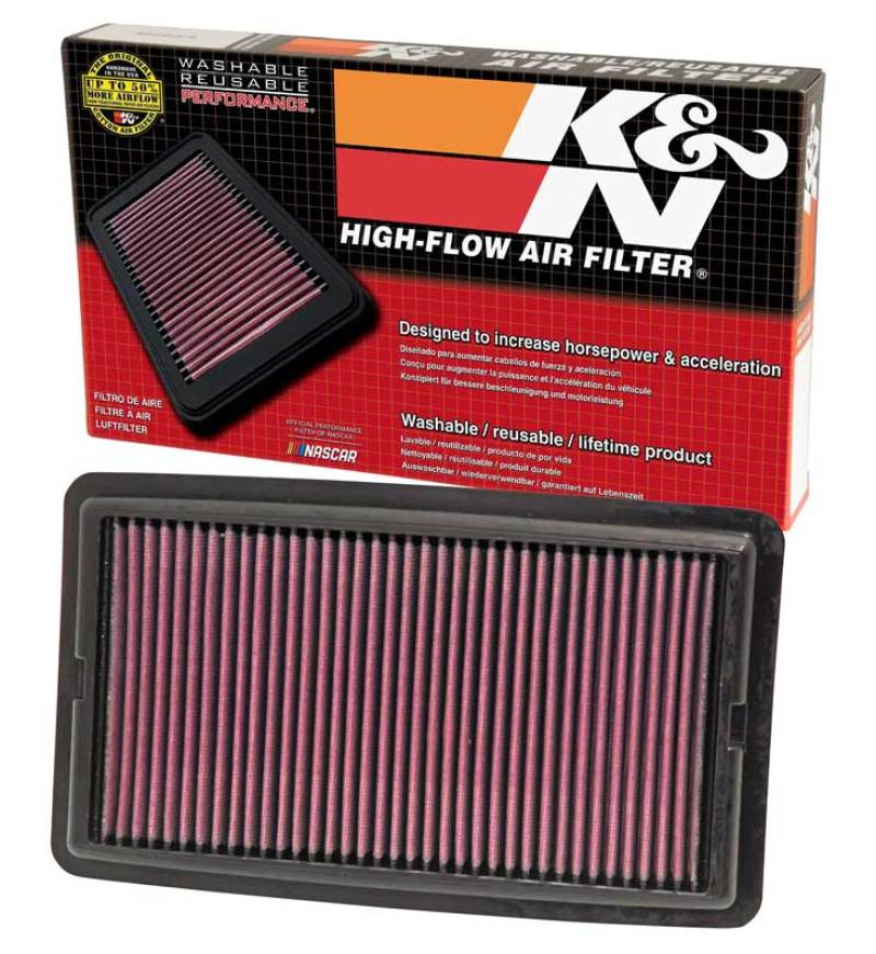 K&N Replacement Panel Air Filter for 2014-2015 Acura MDX 3.5L - 33-5013