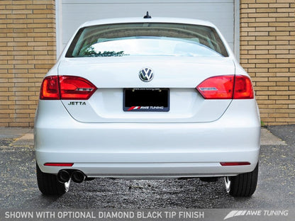 AWE Tuning MK6 Jetta TDI Touring Edition Exhaust - Diamond - 3015-23026-C-Dub Tech