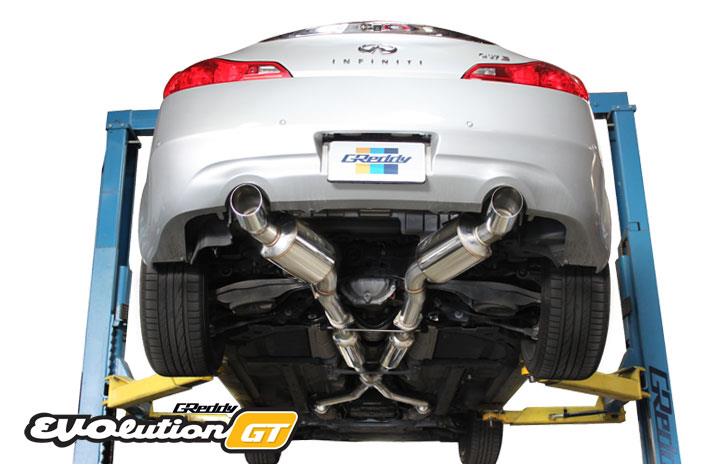 GReddy 07-14 Infiniti G37 Evolution (RWD ONLY) GT 304SS Cat-Back - 10128304