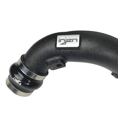 Injen 18-19 Audi S4/S5 (B9) V6 3.0L Turbo Wrinkle Black - SES3082ICPWB