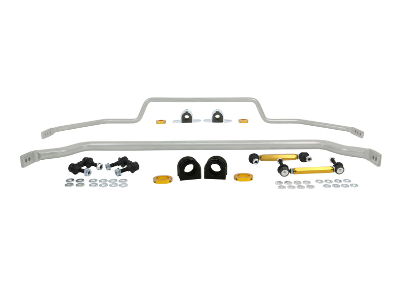 Whiteline 09-14 Nissan GT-R Front and Rear Swaybar Kit - BNK008