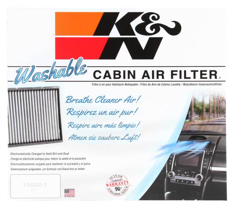K&N 12+ Peugeot 208/10+ Citroen DS3 Cabin Air Filter - VF3016