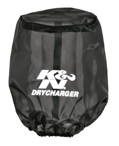 K&N Drycharger Air Filter Wrap Round Tapered Black 5.375in Base - RU-2590DK
