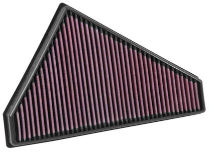 K&N Replacement Panel Air Filter (Right Side) 2014-2015 Jaguar F-Type - 33-3022