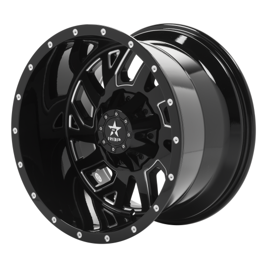 RBP 65R GLOCK GLOSS BLACK MACHINED GROOVES