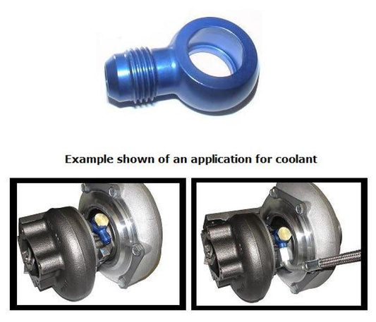 ATP Aluminum Banjo Fitting 14mm Hole (for 14mm Bolt) w/ - ATP-FTG-052-C-Dub Tech