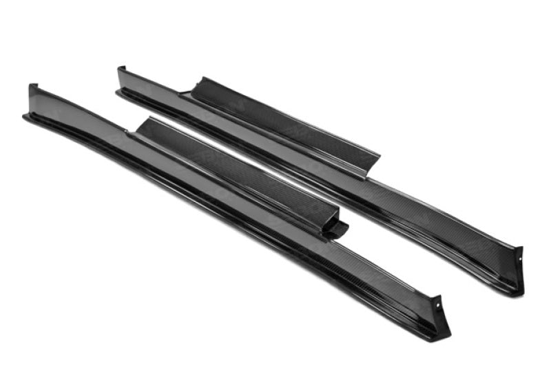 Seibon 12-13 Nissan GTR R35 SS-Style Carbon Fiber Side Skirts - SS1113NSGTR-SS
