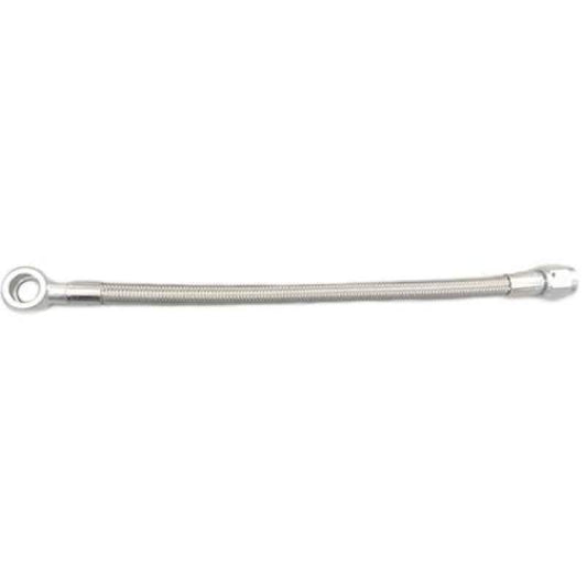 ATP 18in L -6 AN Steel Braided Hose (14mm Banjo - ATP-FTG-196-C-Dub Tech