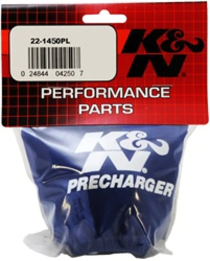 K&N Blue Round Straight Precharger Air Filter Wrap - 22-1450PL