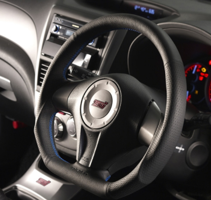 DAMD D-Shaped Leather Steering Wheel | Multiple Subaru Fitments (SS358-DF)