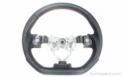 DAMD D-Shaped Leather Steering Wheel | Multiple Subaru Fitments (SS358-DL)