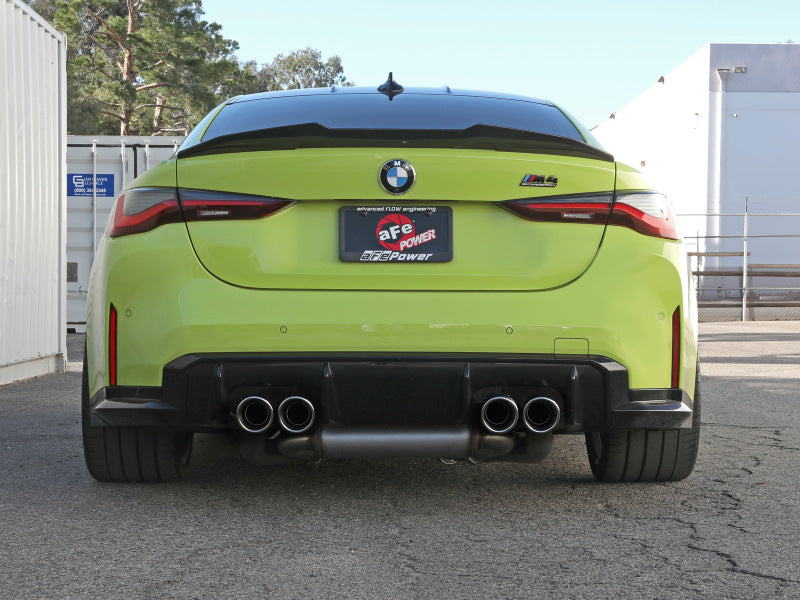 aFe MACHForce XP Exhausts Cat-Back SS 21 BMW M2 Competition - 49-36351-P-C-Dub Tech