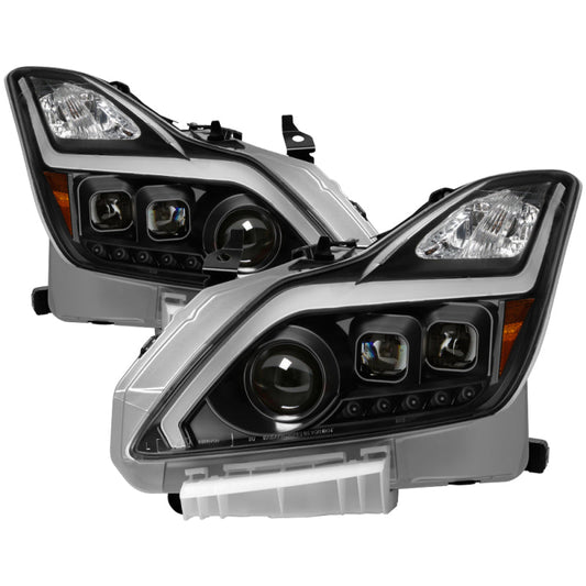 xTune Infiniti G37 Coupe (non-AFS) 08-15 Projector Headlights - Black - 9039331