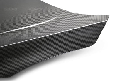 Seibon 2016-2017 Honda Civic Coupe/Sedan/Hatchback OEM Style Carbon Fiber Hood - HD16HDCV-OE