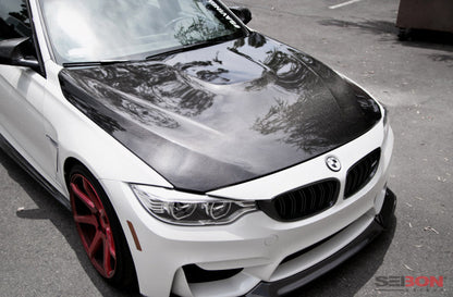 Seibon 2014+ BMW F80 OE Style Carbon Fiber Hood - hd14bmwf80-OE