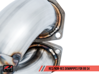 AWE Tuning Audi B9 S4 Touring Edition Exhaust - Non-Resonated - 3010-43050-C-Dub Tech
