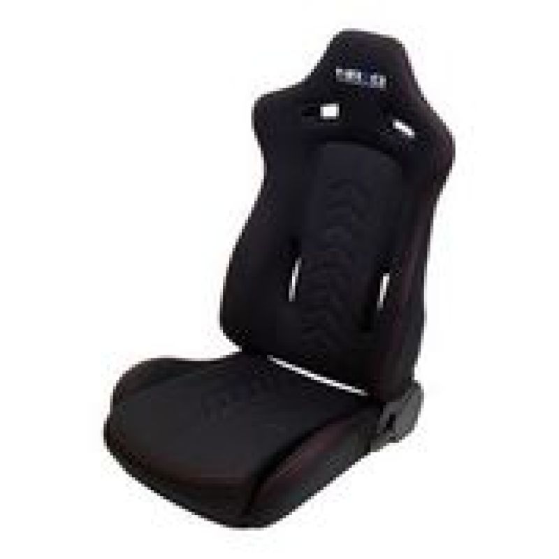 NRG Sport Seats (Pair) Cloth w/NRG Logo & NRG Arrow - RSC-800L/R