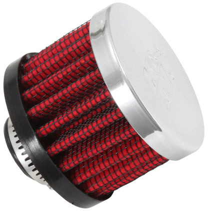 K&N Clamp On Rubber Base Crankcase Vent Filter 0.5in Flange - 62-1330