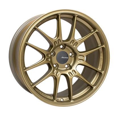 Enkei GTC02 18x9 5x112 25mm Offset 66.5mm Bore Titanium Gold - 534-890-4425GG