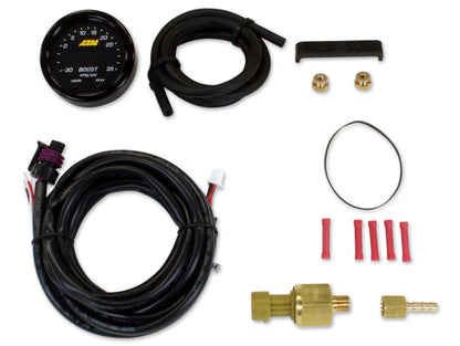 AEM X-Series Boost Pressure -30inHg 60psi Gauge Kit - 30-0308