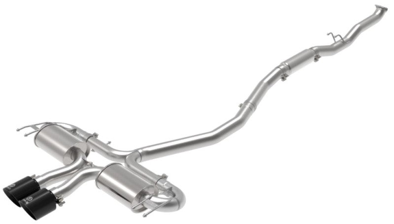 aFe Takeda 3in 304 SS Cat-Back Exhaust System w/Black Tips - 49-36624-B