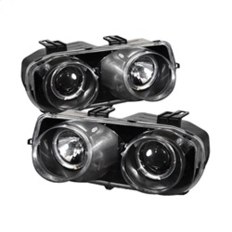 Spyder Acura Integra 94-97 Projector Headlights LED Halo -Black High - 5008671