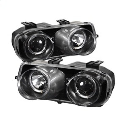 Spyder Acura Integra 94-97 Projector Headlights LED Halo -Black High - 5008671
