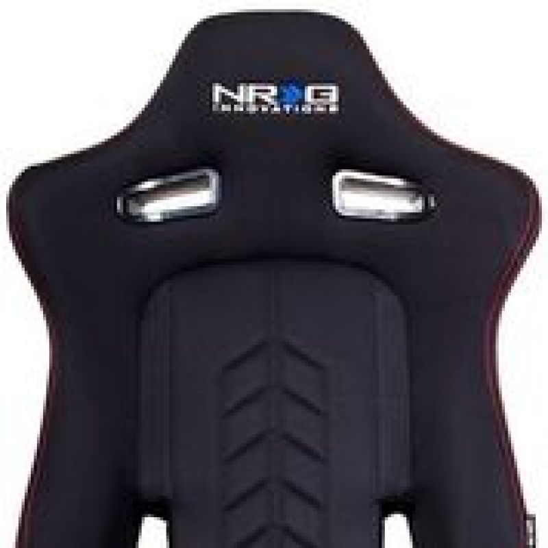 NRG Sport Seats (Pair) Cloth w/NRG Logo & NRG Arrow - RSC-800L/R