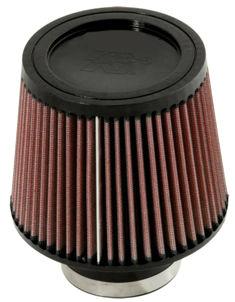 K&N Universal Rubber Filter-Round Tapered 3in Flange ID x 6in - RU-5176