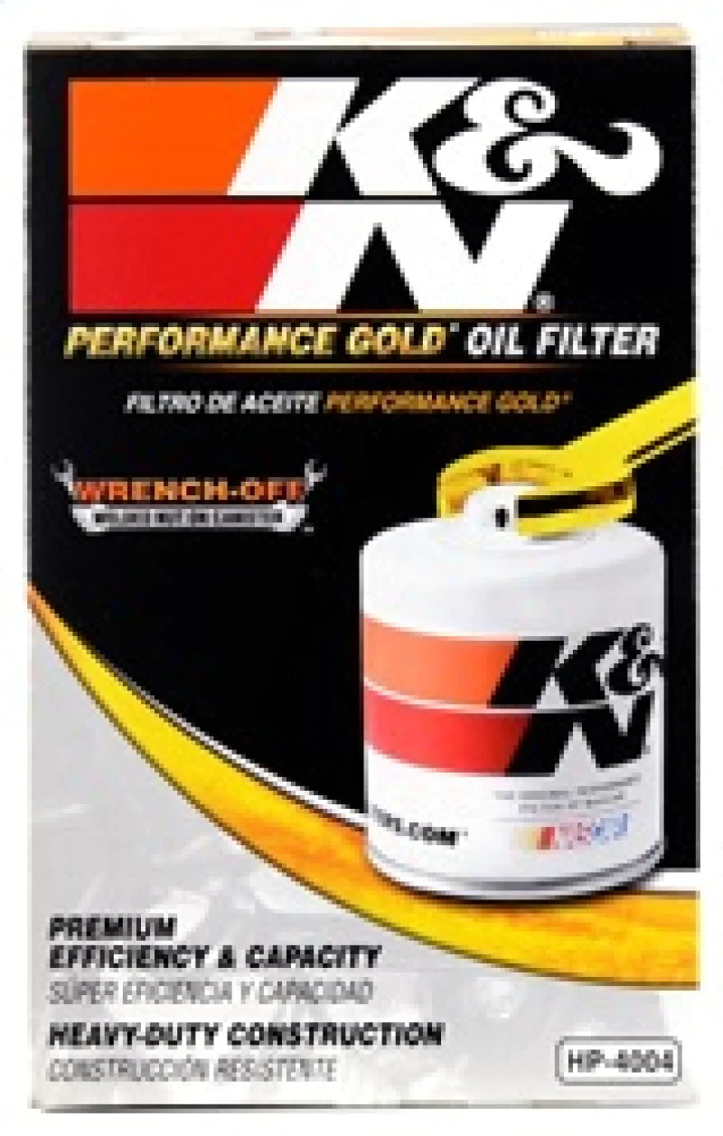 K&N Oil Filter OIL FILTER; AUTOMOTIVE - HP-4004