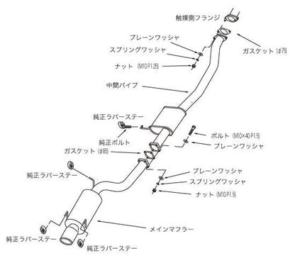HKS SILENT Hi-POWER SKYLINE GT-R(E-BNR32) - 31019-AN011