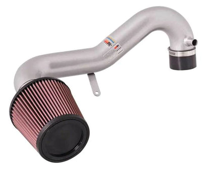 K&N 01-05 Honda Civic SR L4-1.7L Silver Typhoon Short Ram - 69-1008TS