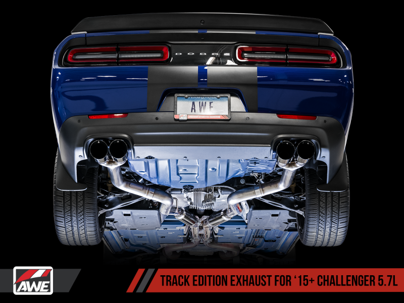 AWE Tuning 2017+ Dodge Challenger 5.7L Track Edition Exhaust - - 3015-43152-C-Dub Tech