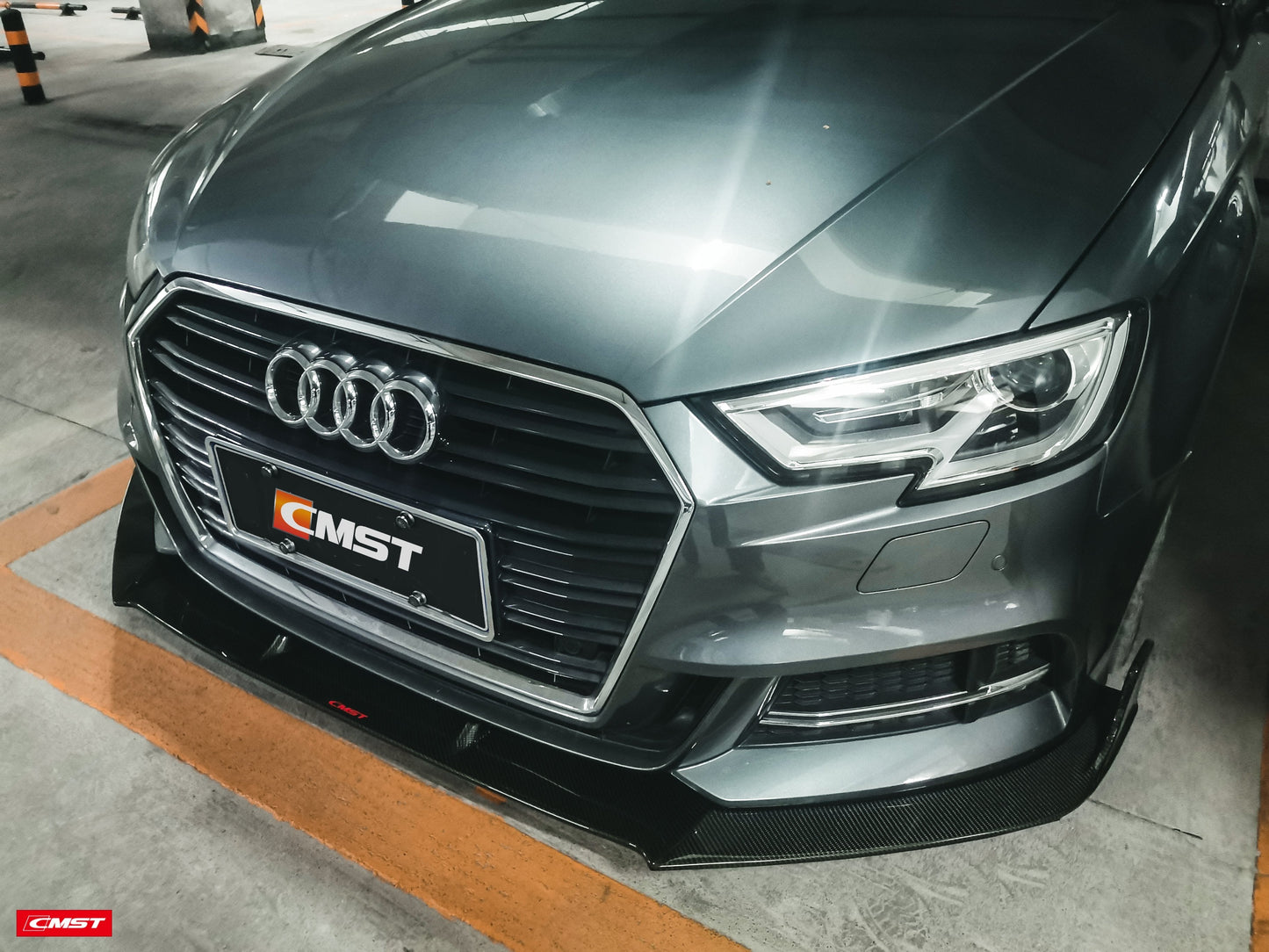 CMST Tuning Carbon Fiber Front Lip for Audi A3 S Line & S3 2017-2020