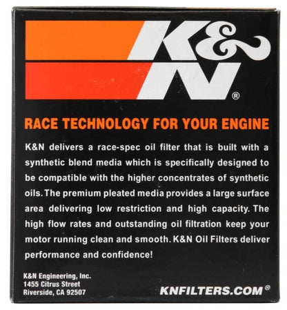 K&N Kawasaki 3.156in OD x 3.25in H Oil Filter - KN-126