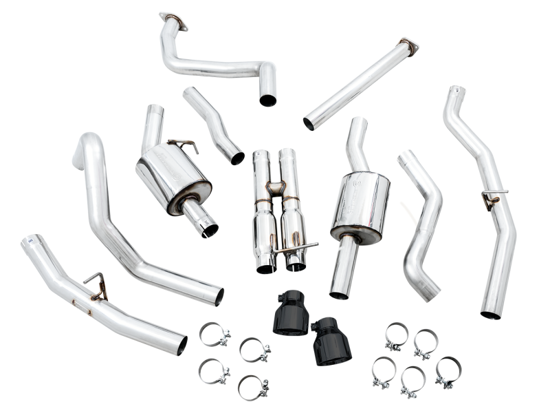 AWE Tuning 2021 RAM 1500 TRX 0FG Cat-Back Exhaust - - 3015-33005-C-Dub Tech