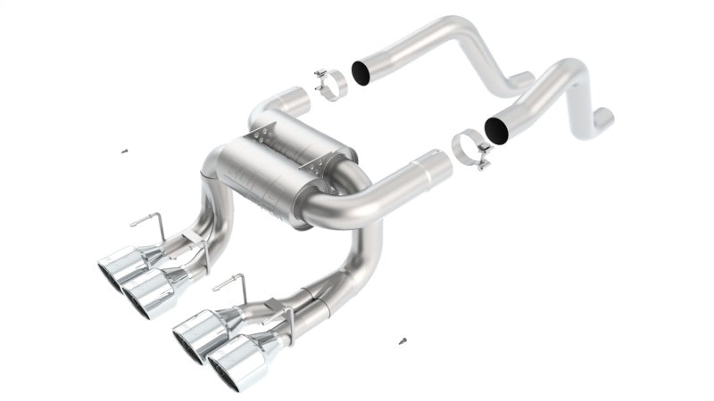 Borla 06-12 Chevrolet Corvette Z06/ZR1 6.2L/7.0L 8cyl Aggressive ATAK Exhaust - 11822-C-Dub Tech