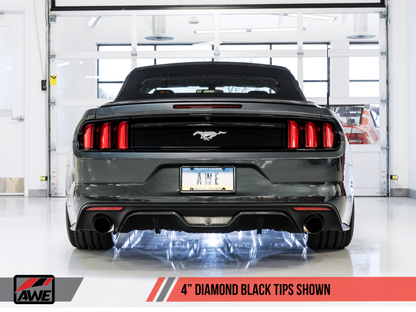AWE Tuning S550 Mustang EcoBoost Axle-back Exhaust - Touring Edition - 3015-33086-C-Dub Tech