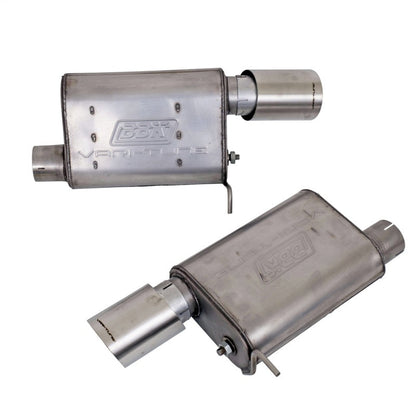 BBK Vari-Tune Axle Back Exhaust Kit 2 Adjustable Performance Mufflers - 41065-C-Dub Tech