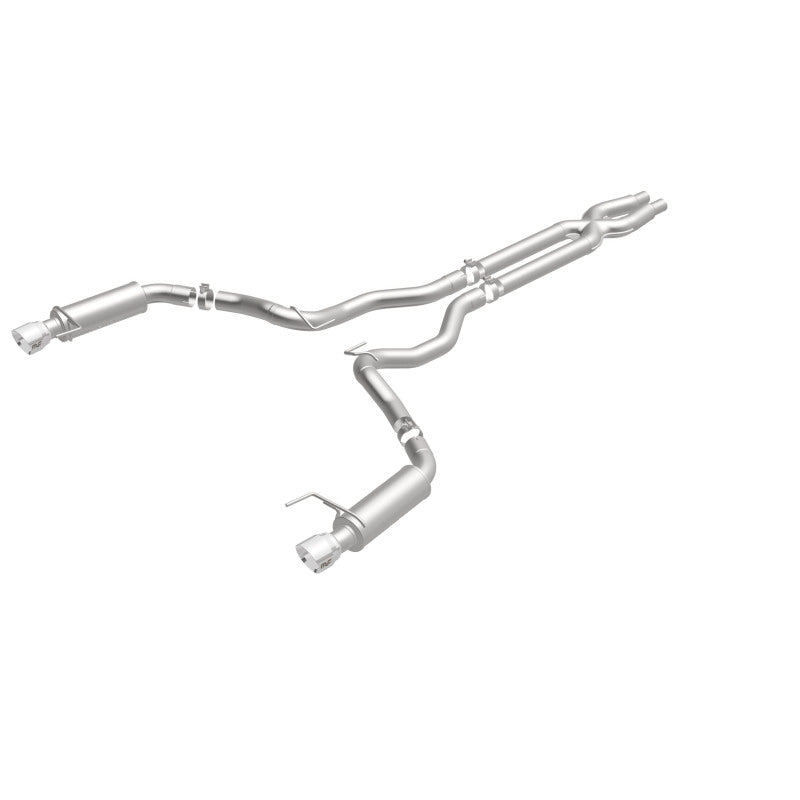 MagnaFlow Cat Back, SS, 3in, Competition, Dual Split Polished 4.5in - 19101