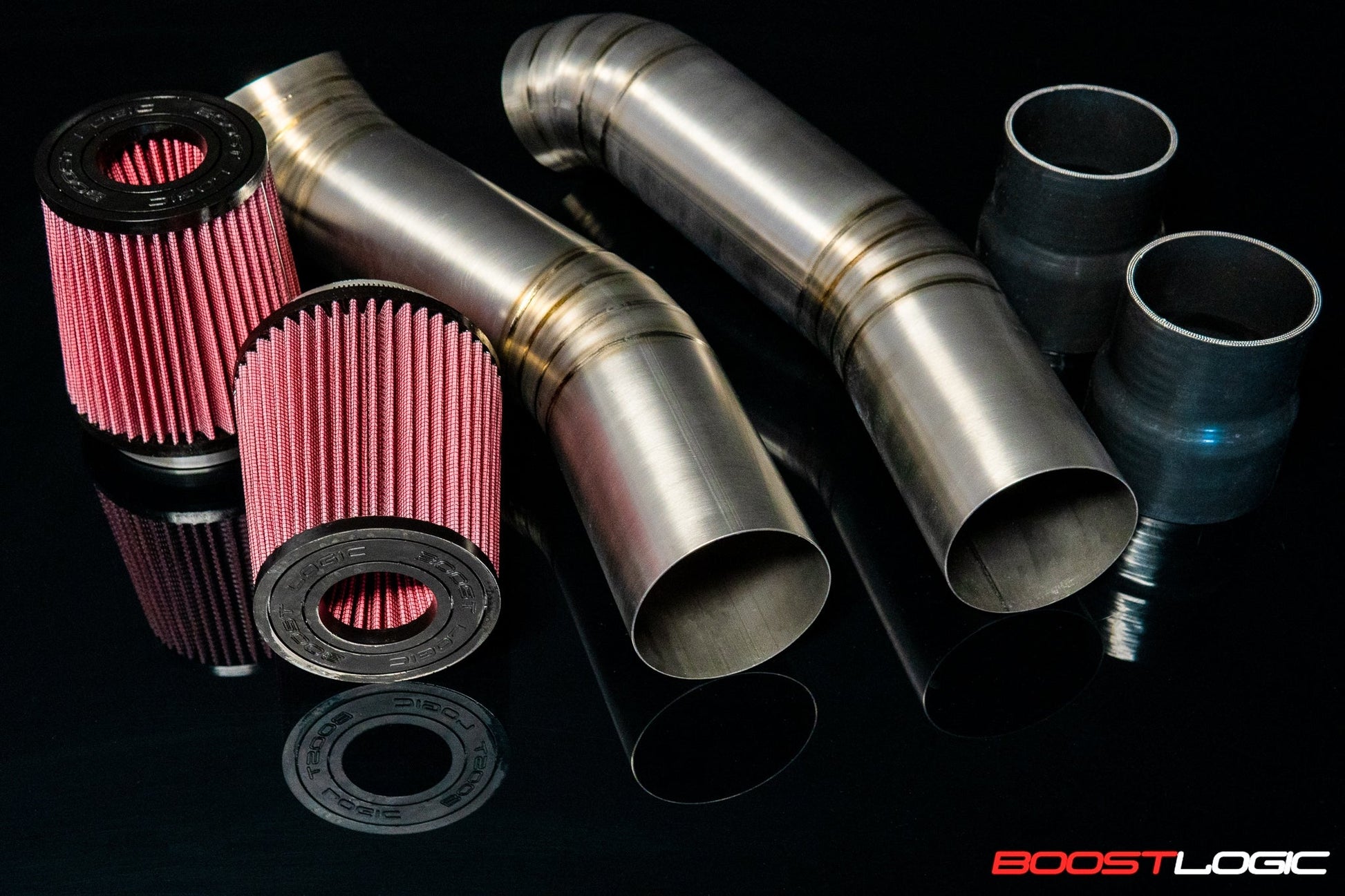 Boost Logic 4″ Titanium Intake Kit Nissan R35 GTR 09+-C-Dub Tech