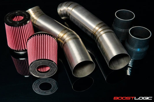 Boost Logic 4″ Titanium Intake Kit Nissan R35 GTR 09+-C-Dub Tech