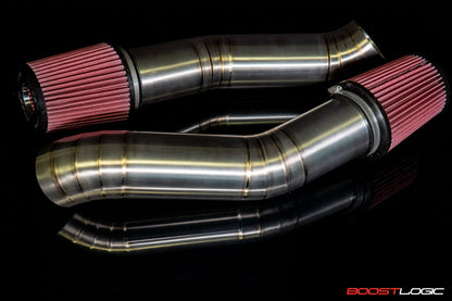 Boost Logic 4″ Titanium Intake Kit Nissan R35 GTR 09+-C-Dub Tech